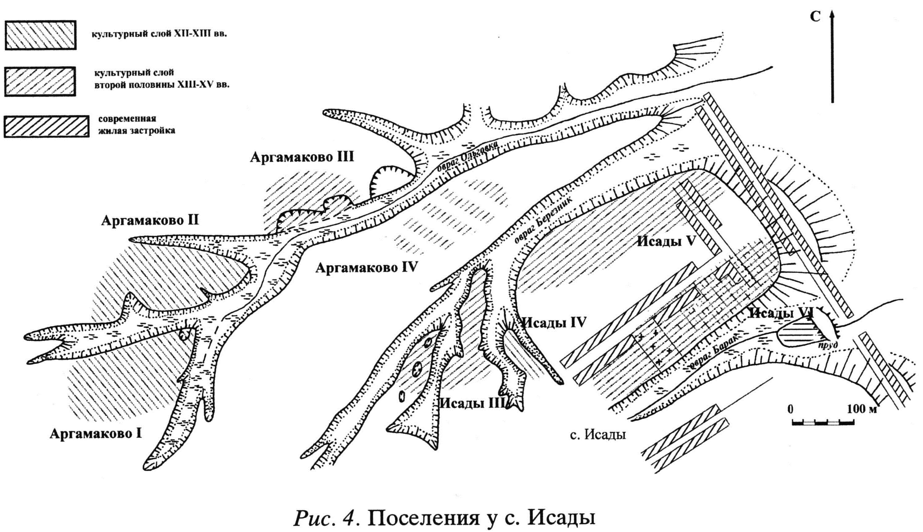 Карта старой рязани